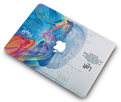 KEC Laptop Case for Old MacBook Pro 13" (CD Drive) Plastic Case Hard Shell Cover A1278 (Brain 3) - Thumbnail 5
