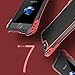 WIMAHA Cooling Carbon Fiber iPhone 8 Case Anti-Scratch Shockproof Case for Apple iPhone 7/8 with Built-in Tempered Glass Screen Protector