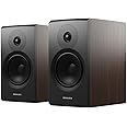 Dynaudio Emit 20 Compact Bookshelf Speaker - Pair (Walnut Wood)