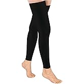 Ktinnead Thigh High Compression Stockings Footless 20-30mmHg for Men & Women