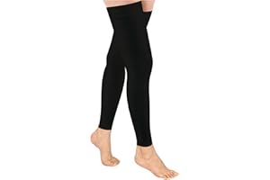 Ktinnead Thigh High Compression Stockings Footless 20-30mmHg for Men & Women