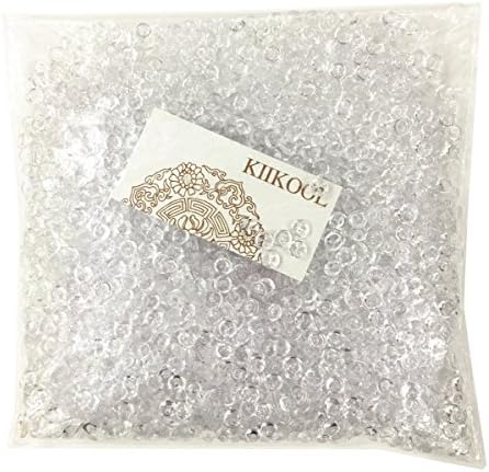 Fishbowl Beads for Crunchy Slime - Clear Plastic Vase Filler Beads Fish Bowl Beads for Homemade Slime, Kid's Arts DIY Crafts, Wedding and Party Decoration,Filler Vase Plastic,12 Ounces