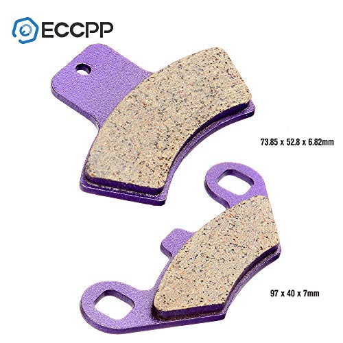 Carbon Fiber Brake Pads ECCPP Motorcycle Replacement Front and Rear