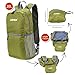 Hiking Daypack - Lightweight Packable Backpack Water Resistant,Small Backpack Handy Foldable Camping Outdoor Backpack Little Bag (Green)