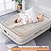 Giantex Queen Air Mattress with Built-in Pump, Double High 19″ Elevated Raised Airbed for Guests and Camping, Premium Coil Beam Tech, Blow Up Air Mattress for Home Outdoorthumb 2