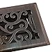 Accord AMFRRBC410 Charleston Floor Register, 4-Inch x 10-Inch(Duct Opening Measurements), Dark Oil-Rubbed