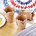 Hestya 150 Pieces Tulip Muffin Baking Cups Cupcake Muffin Liners Baking Cup Holder, Natural Color