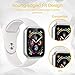 [6 Pack] LK Compatible with Apple Watch Screen Protector 40mm / 38mm (Series 4/3/2/1), LiquidSkin [HD Clear] Anti-Bubble flim with Lifetime Replacement Warranty