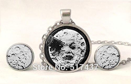 Pretty Lee Fashion Vintage Jewelry Set 2015 Necklace And Earring For Women Glass Dome Pendant Jewelry New Jewelry Set