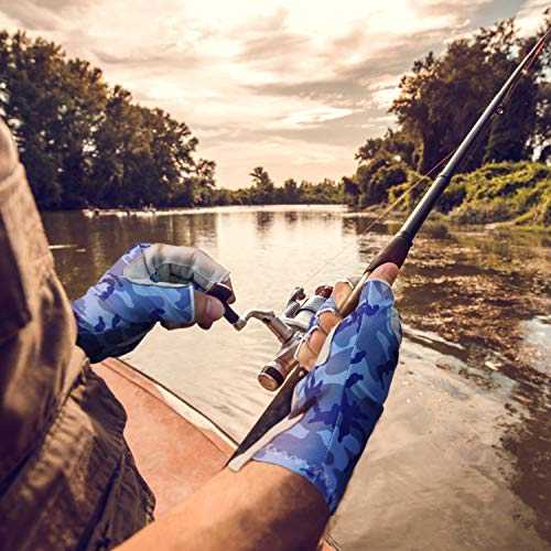 image for Magreel UV Protection Fishing Gloves for Men Women, UPF50+ Sun Protect