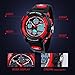 HIwatch Kids Watches Boys Girls Waterproof Sports Digital Wrist Watch for Youth, Red