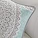 Comfort Spaces Reversible Quilt Set - Vermicelli Stitching Bohemian Design, All Season, Lightweight, Coverlet Bedspread Bedding, Shams, Twin/Twin XL(66