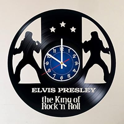 Cake Toppers Company Elvis Presley Vinyl Record Wall Clock Get