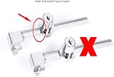 efbock Reptile Vivarium Lock with 2 Keys Sliding Door Cabinet Lock view 6