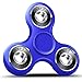 easyDecor EDC Tri Fidget Spinner Hand Toy Stress Reducer Focus Toy Relieves Boredom Guarantee 3 min + Spin Time(Blue)