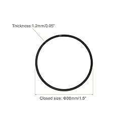 uxcell Piston Ring Set, 2Pcs 38mm x 1.2mm Standard