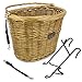 Large Willow Bicycle Basket for Dogs – Hand Crafted By Beach and Dog Co – Handlebar Bracket and Leashes Included (Monterey Large)thumb 2