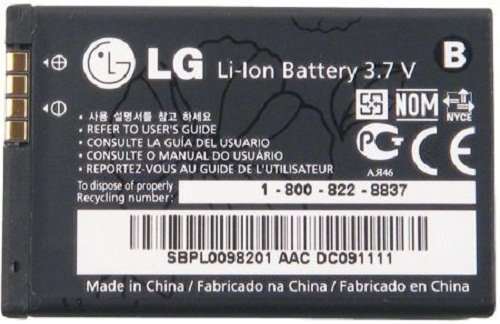 LG SBPL0098201/SBPL0098901 Battery for LG LGIP-430N - Original OEM - Non-Retail Packaging - Black LG SBPL0098201/SBPL0098901 Battery for LG LGIP-430N - Original OEM - Non-Retail Packaging - Black