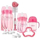 Dr. Brown's Options Plus Baby Bottles Gift Set, Pink