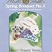 Hoppin Bunny Beaded Counted Cross Stitch Ornament Kit Mill Hill 2003 Spring Bouquet MHSB77