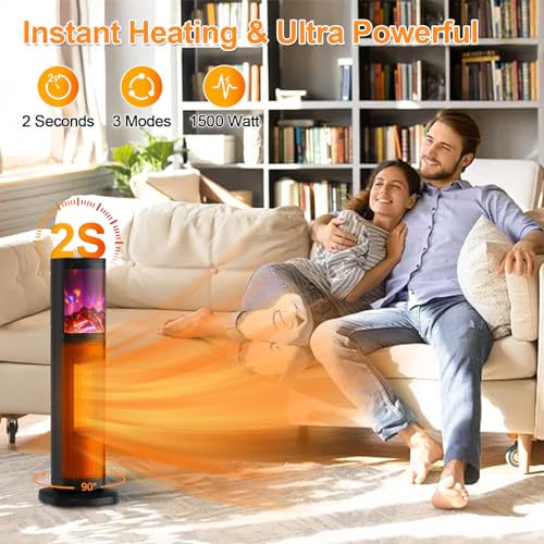 Space Heater 2023 Newest, Portable Electric Space Heater, Modes