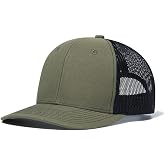 TOPTIE 6-Panel Baseball Cap, Adjustable Snapback Trucker Hat with Mesh | Mesh Back, Six-Panel, Polyester Hat, Running Hat, Trucker caps