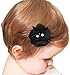 QandSweet Girls' Hair Clips with Jeweled Flower Ms Brooch for Toddler Girl Teens Womens (18-pairs/36pcs)