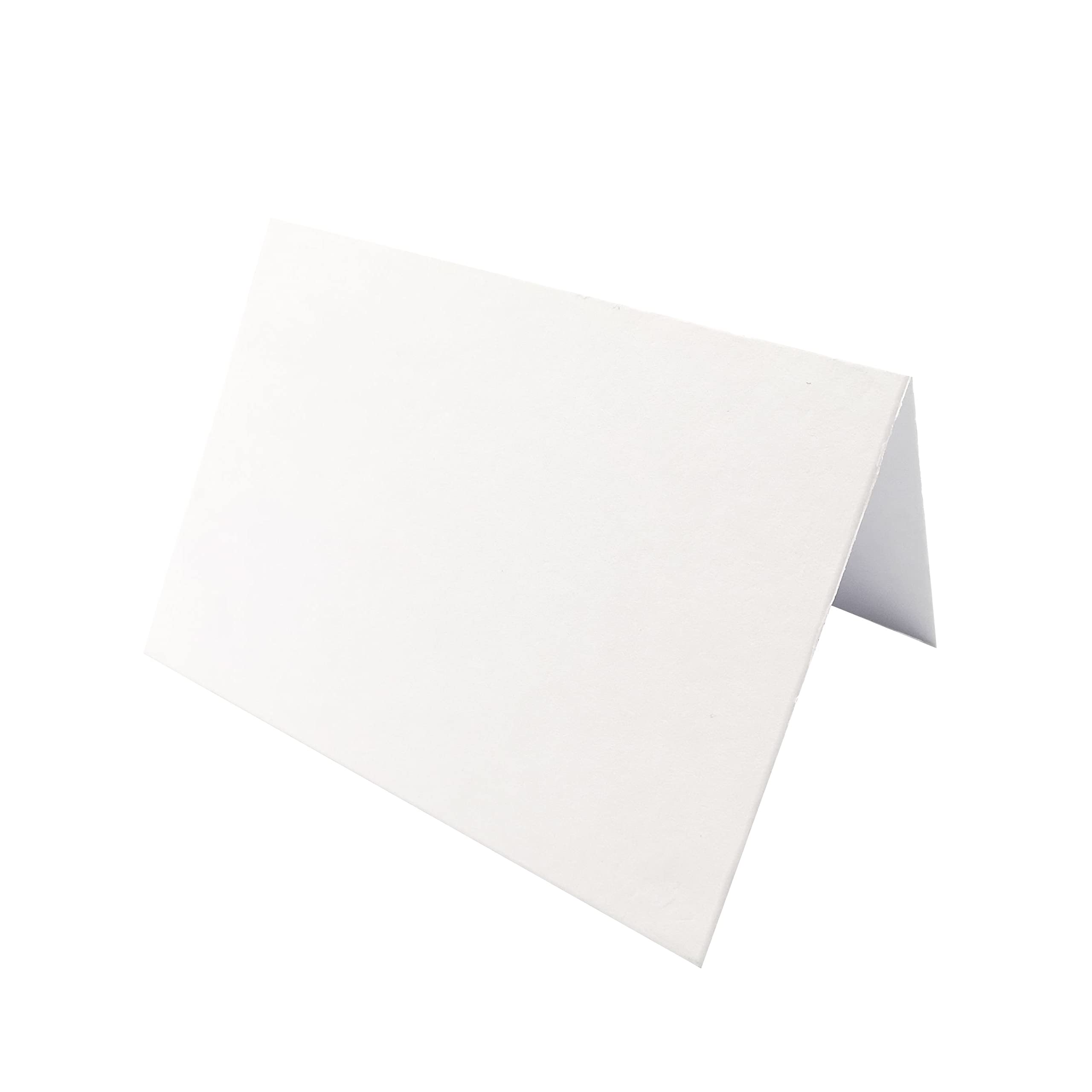 Florence Vaessen Creative Smooth Blanks, White, 300 GSM Watercolour, 50 Pieces, 10,5 cm, Create Birthday Cards, Wedding Invitations and Other Paper Crafts, 10,5 x 14,8 cm