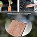 BBQ Wooden Grill Scraper Cleaner, Natural Red Oak Wood - Charcoal and Gas - Cleans top and between barbecue grates. Use to oil & clean barbecue. Sustainable and safe replacement for wire bristle brush