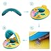 Happon Inflatable Baby Pool Float Baby Float Seat With Sun Canopy Swim Ring Pool Float For 6-36 Months Old Included A Storage Bag Bonus