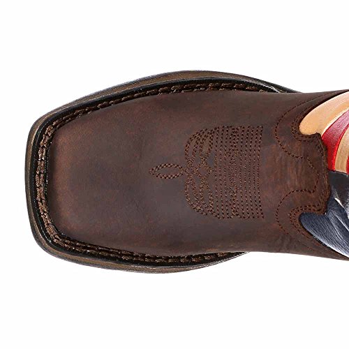 Durango Baby DBT0159 Western Boot, Brown and Union Flag, 10 M US Toddler