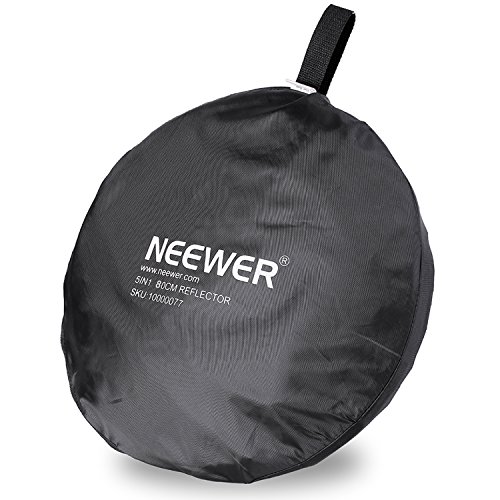 Neewer-5-in-1-Collapsible-Multi-Disc-Light-Reflector-43-inches110-centimeters-and-6-Pack-Muslin-Backdrop-Spring-Clamps-TranslucentSilverGoldWhiteBlack-Reflector-for-Studio-or-Outdoor-Photography