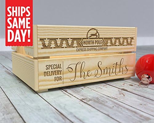 Christmas Eve Box, Personalized Wood Christmas Eve Box, Xmas Eve Box, Christmas Box, Family Christmas Eve Box, Engraved Wooden Box, Personalized Wood Gifts, Personalized Christmas Gifts