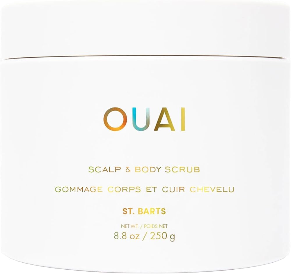 OUAI St. Barts Scalp & Body Scrub Coconut Oil Sugar Exfoliator 250g
