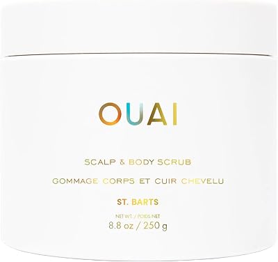 OUAI St. Barts Scalp & Body Scrub Coconut Oil Sugar Exfoliator 250g