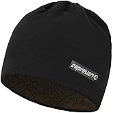 EMPIRELION Softshell Winter Fleece Lined Beanie Hats, 9" Running Skull Cap Thermal Tactical Watch Cap Men Women