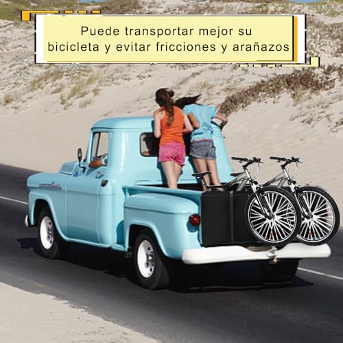 Gopnaty Almohadillas para Puerta Trasera de Camioneta, Cubierta de Portón Trasero para Bicicleta, Almohadilla Protectora Suave para Portón Trasero de Camión
