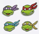 Teenage Mutant Ninja Turtles ALL 4 Iron On/Sew On Embroidered Patches