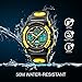 Watch for Kids Boys Girls 5-12 Years Old, Digital Sports Waterproof Watch for Kids Birthday Presents Yellow Gifts Age 5-16 Teen Boys Girls Children Young Outdoor Electronic Watches Alarm Stopwatch