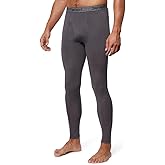 32 Degrees Heat Mens Performance Thermal Lightweight Baselayer Legging Pant, Black