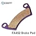 ECCPP Front Brake Pads for Polaris RZR XP 1000 EPS 2022-2014 & 2014-2021 RZR 1000 XP 4 Except Premium Edition (FA452 Carbon Fiber)