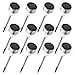 KKC Solar Lights Outdoor, [12Pack] Path Lights, Yard Night Light Stainless Steel Led Pathway Landscape Garden Lighting for Decor, Easy Installation,Waterproof,Snow & Rain Resistant,Xmas