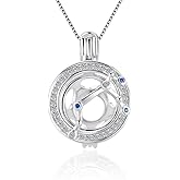 LGSY 925 Sterling Silver Constellation Cage Pendants Crafting Charm for DIY Necklace Bracelet Jewelry Making