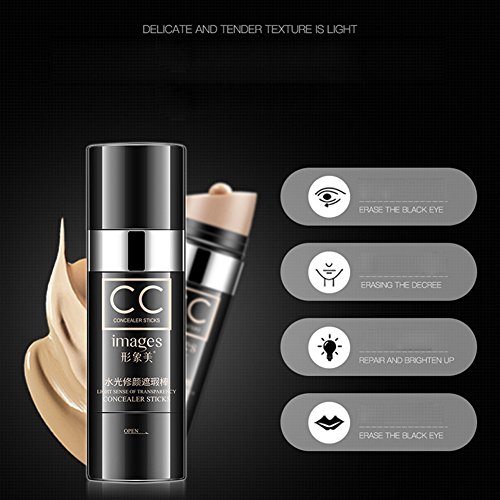 Yiwa CC Cream Face Concealer Powder Foundation Face Care Moisturizing Natural Cover Up Waterproof Whitening Face Concealer Stick