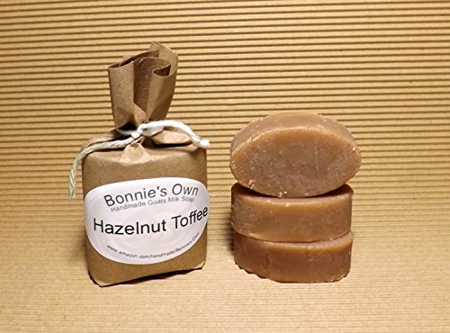 Goat Milk Soap, Set of 6, Hazelnut Toffee, 4.5 oz