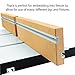 Peachtree Woodworking Supply 1022 46 Inch Aluminum Mini T Track