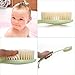 G2PLUS Soft Bath Brush for Back with Long Handle, Body Shower Brush, Exfoliating Back Scrubber for Wet or Dry Brushing (Green)