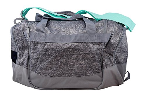 adidas Defender III Duffel Bag, Small (Onix Jersey/Grey/Easy Green/White)