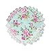 CIDBEST WallyE Paper Napkins for Bridal Shower Tea Party Birthday or Wedding, Vintage Blue Floral, 20 Pack