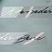 Detailkorea Griben Car Metal Sticker Chrome Pair Decal 60059 for Mercedes-Benz & AMG